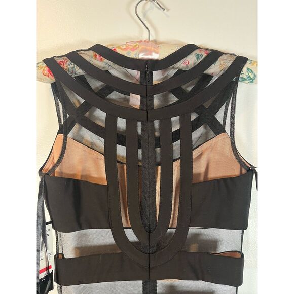 NWT Betsy & Adam Long Bodycon Dress with Cutouts - Picture 10 of 12
